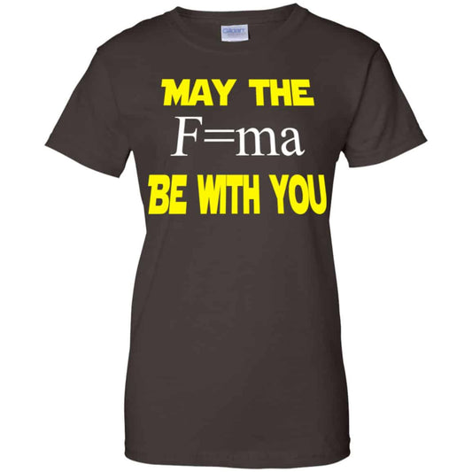 May The Mass Times Acceleration Be With You Shirt, Hoodie, Tank