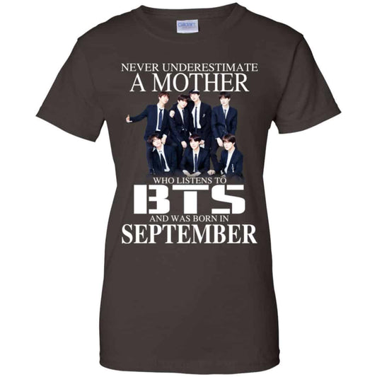 A Mother Who Listens To BTS And Was Born In September T-Shirts, Hoodie, Tank