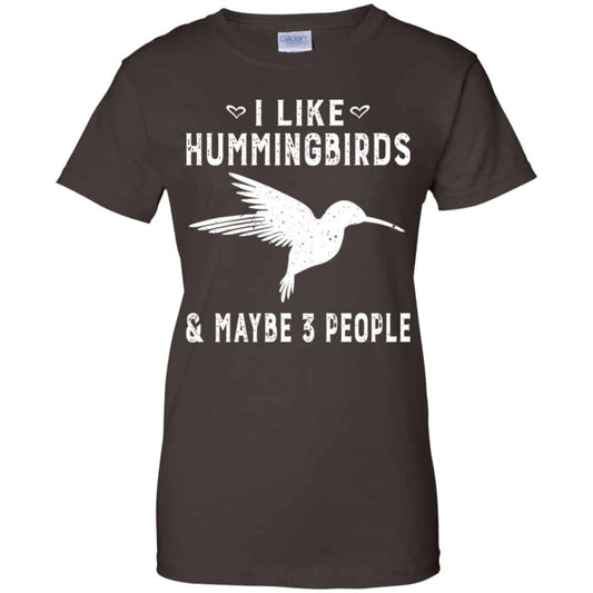 I Like Hummingbirds & Maybe 3 People Shirt, Hoodie, Tank