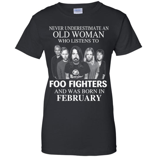 
	An Old Woman Who Listens To Foo Fighters And Was Born In February T-Shirts, Hoodie, Tank