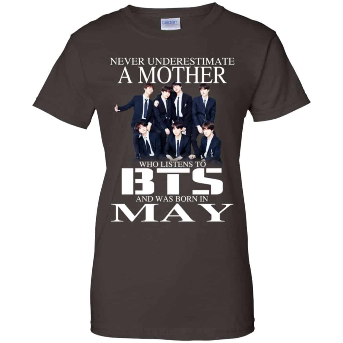 A Mother Who Listens To BTS And Was Born In May T-Shirts, Hoodie, Tank