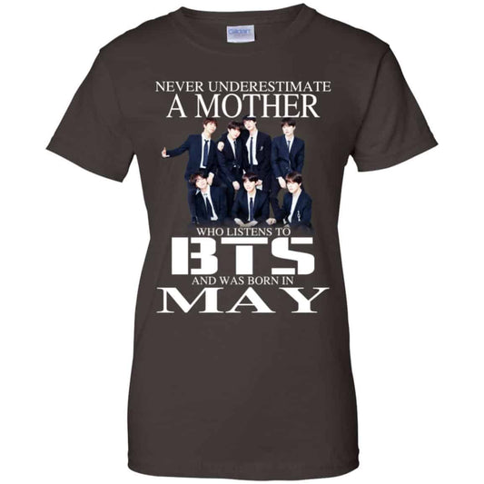 A Mother Who Listens To BTS And Was Born In May T-Shirts, Hoodie, Tank