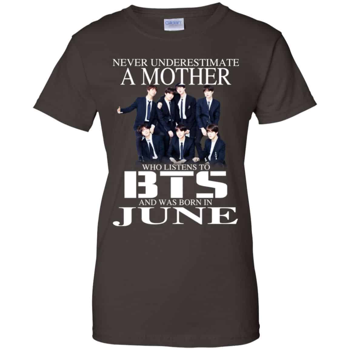 A Mother Who Listens To BTS And Was Born In June T-Shirts, Hoodie, Tank