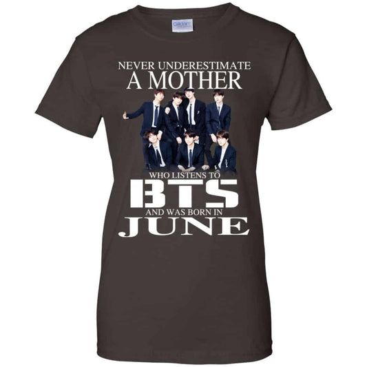 A Mother Who Listens To BTS And Was Born In June T-Shirts, Hoodie, Tank