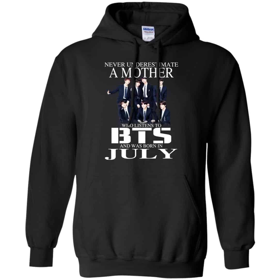 A Mother Who Listens To BTS And Was Born In July T-Shirts, Hoodie, Tank