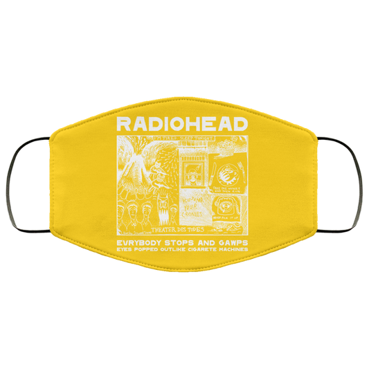 
	Radiohead Evrybody Stops And Gawps Eyes Popped Outlike Cigarete Machines Face Mask