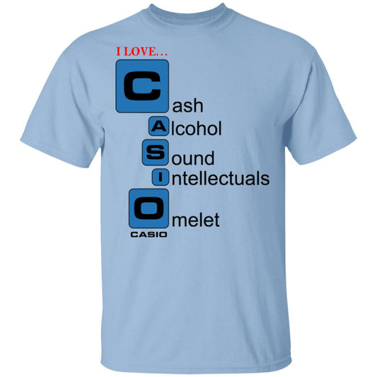 I Love Casino Cash Alcohol Sound Intellectuals Omelet Shirt, Hoodie, Tank