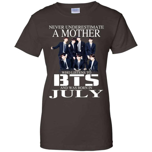 A Mother Who Listens To BTS And Was Born In July T-Shirts, Hoodie, Tank