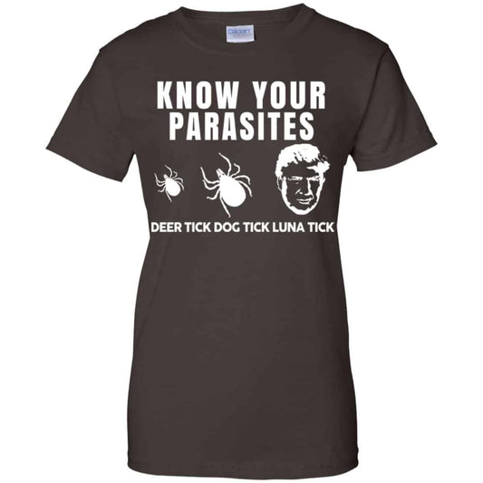 Know Your Parasites Deer Tick Dog Tick Luna Tick Shirt, Hoodie, Tank