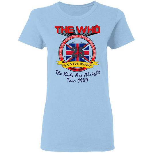 
	The Who 25 Anniversary The Kids Are Alright Tour 1989 Shirt, Hoodie, Tank