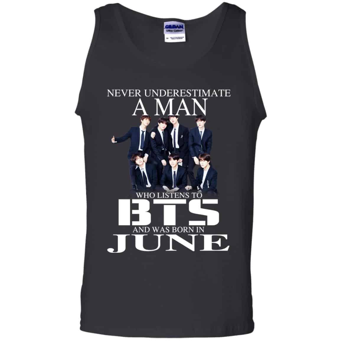 A Man Who Listens To BTS And Was Born In June T-Shirts, Hoodie, Tank