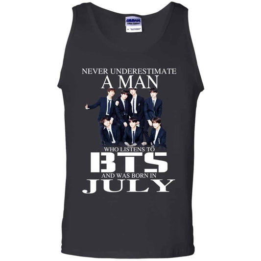A Man Who Listens To BTS And Was Born In July T-Shirts, Hoodie, Tank