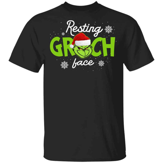 
	The Grinch: Resting Grinch Face Christmas Shirt, Hoodie, Tank