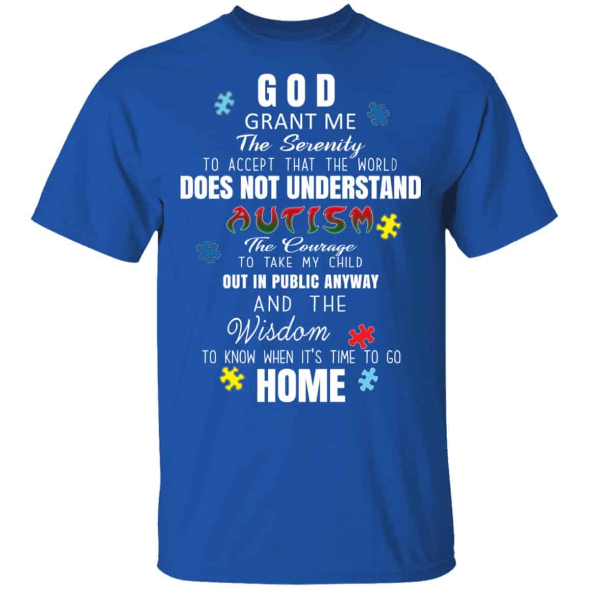God Grant Me The Serenity To Accept That The World Does Not Understand Autism Shirt, Hoodie, Tank