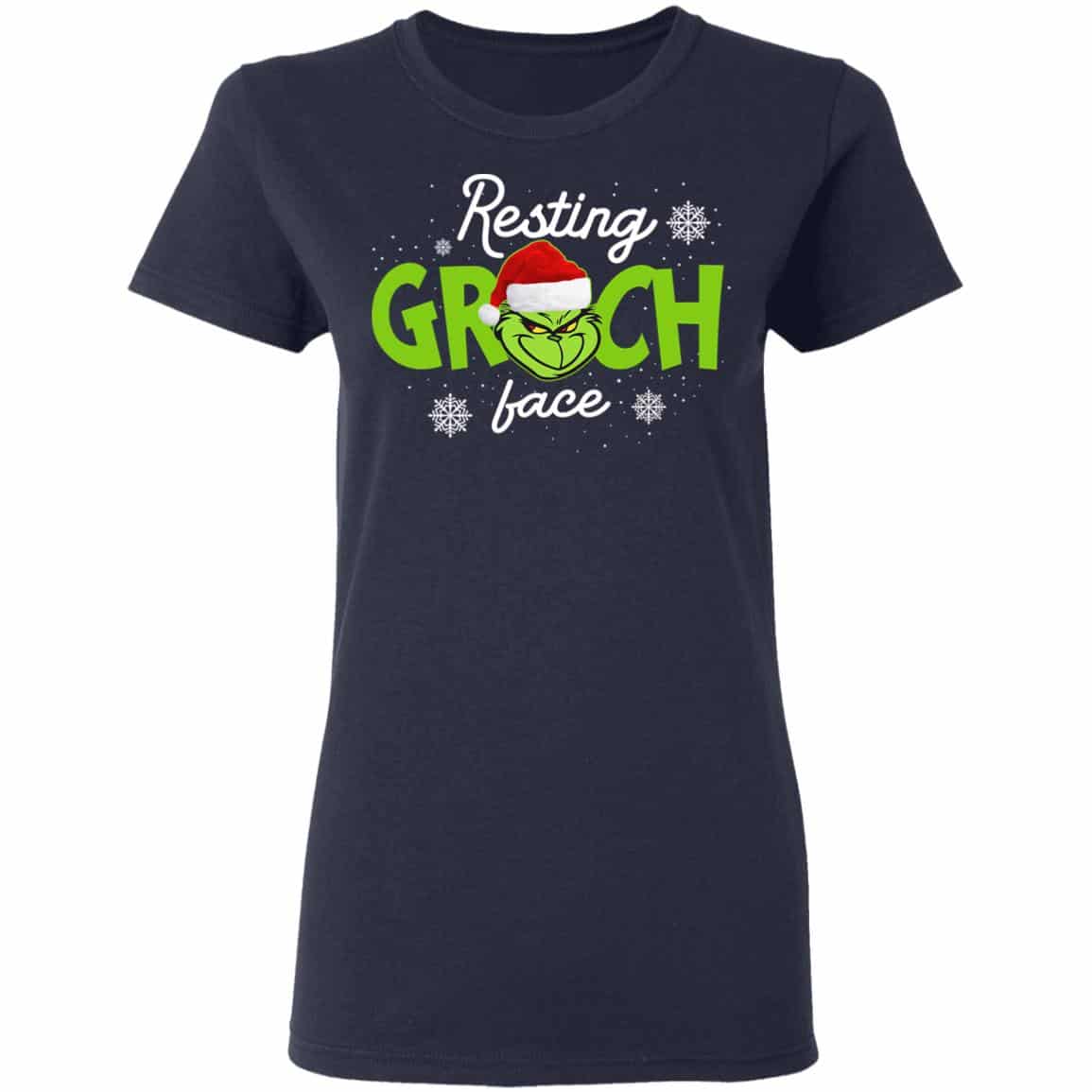 The Grinch: Resting Grinch Face Christmas Shirt, Hoodie, Tank