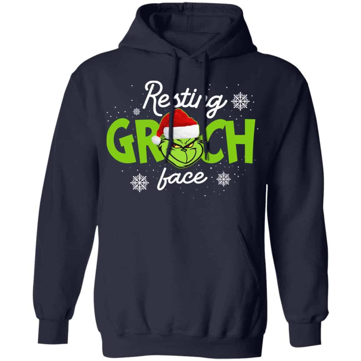 The Grinch: Resting Grinch Face Christmas Shirt, Hoodie, Tank