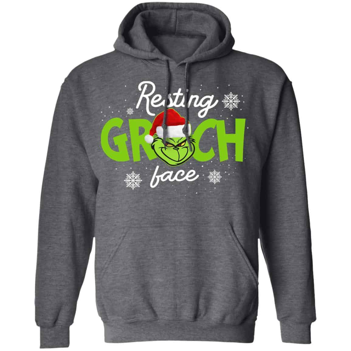 The Grinch: Resting Grinch Face Christmas Shirt, Hoodie, Tank