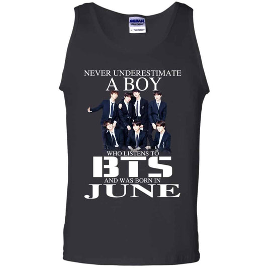 
	A Boy Who Listens To BTS And Was Born In June T-Shirts, Hoodie, Tank