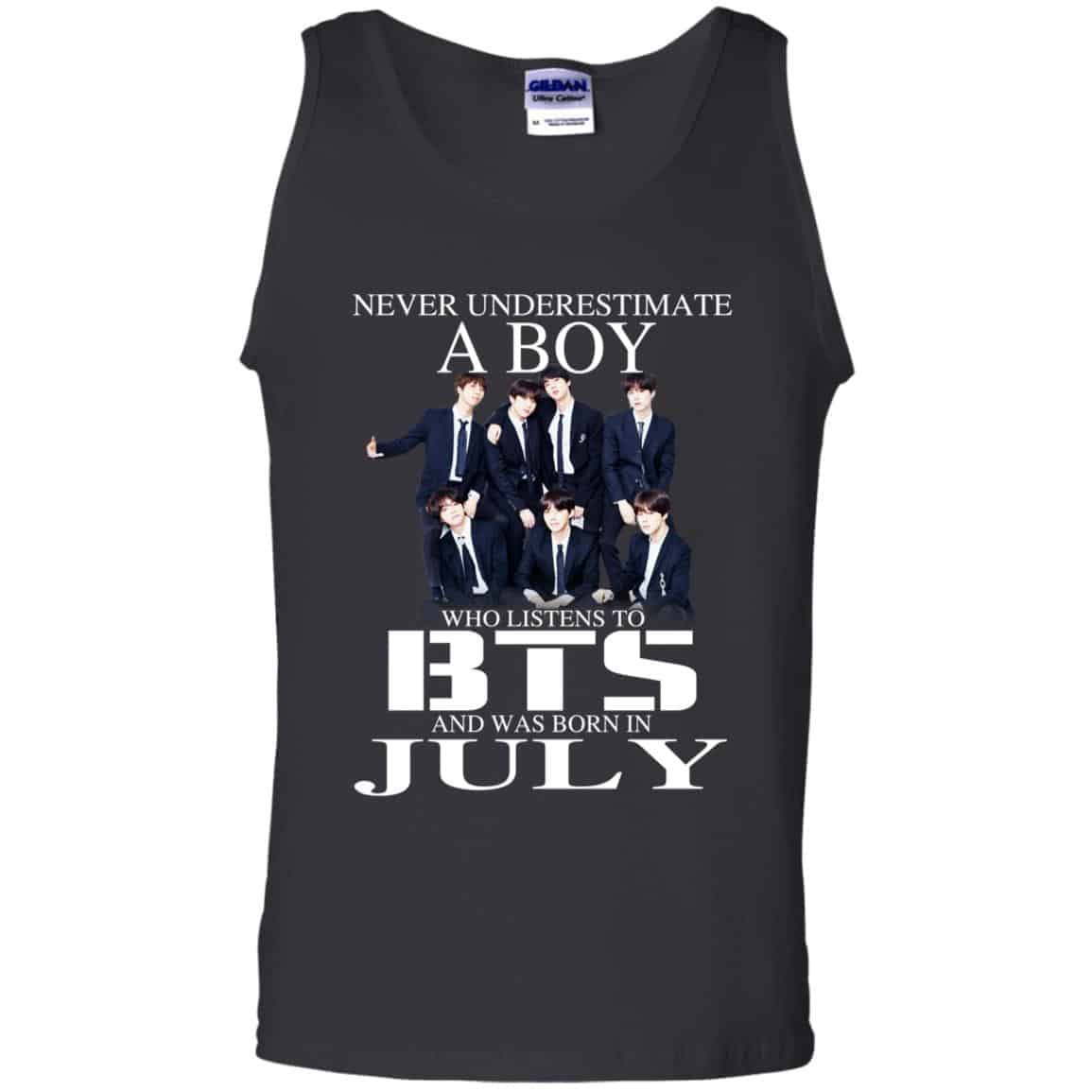 A Boy Who Listens To BTS And Was Born In July T-Shirts, Hoodie, Tank