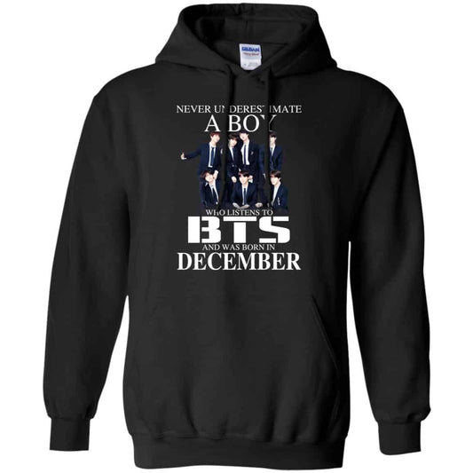 A Boy Who Listens To BTS And Was Born In December T-Shirts, Hoodie, Tank