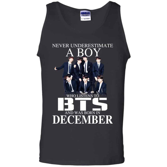 
	A Boy Who Listens To BTS And Was Born In December T-Shirts, Hoodie, Tank