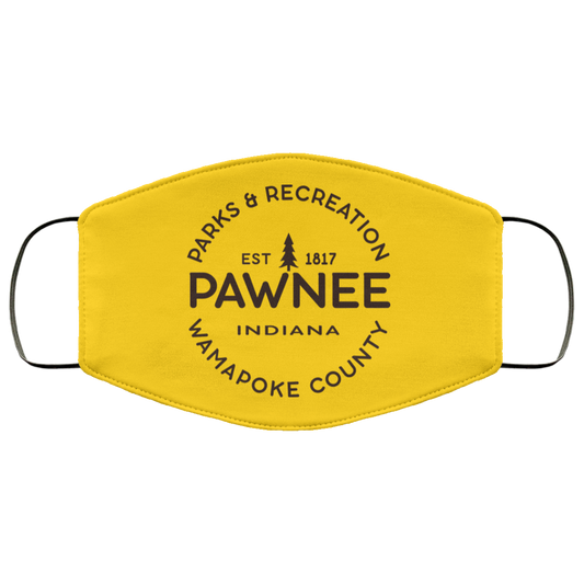 
	Parks & Recreation Pawnee Indiana 1817 Wamapoke Country Face Mask