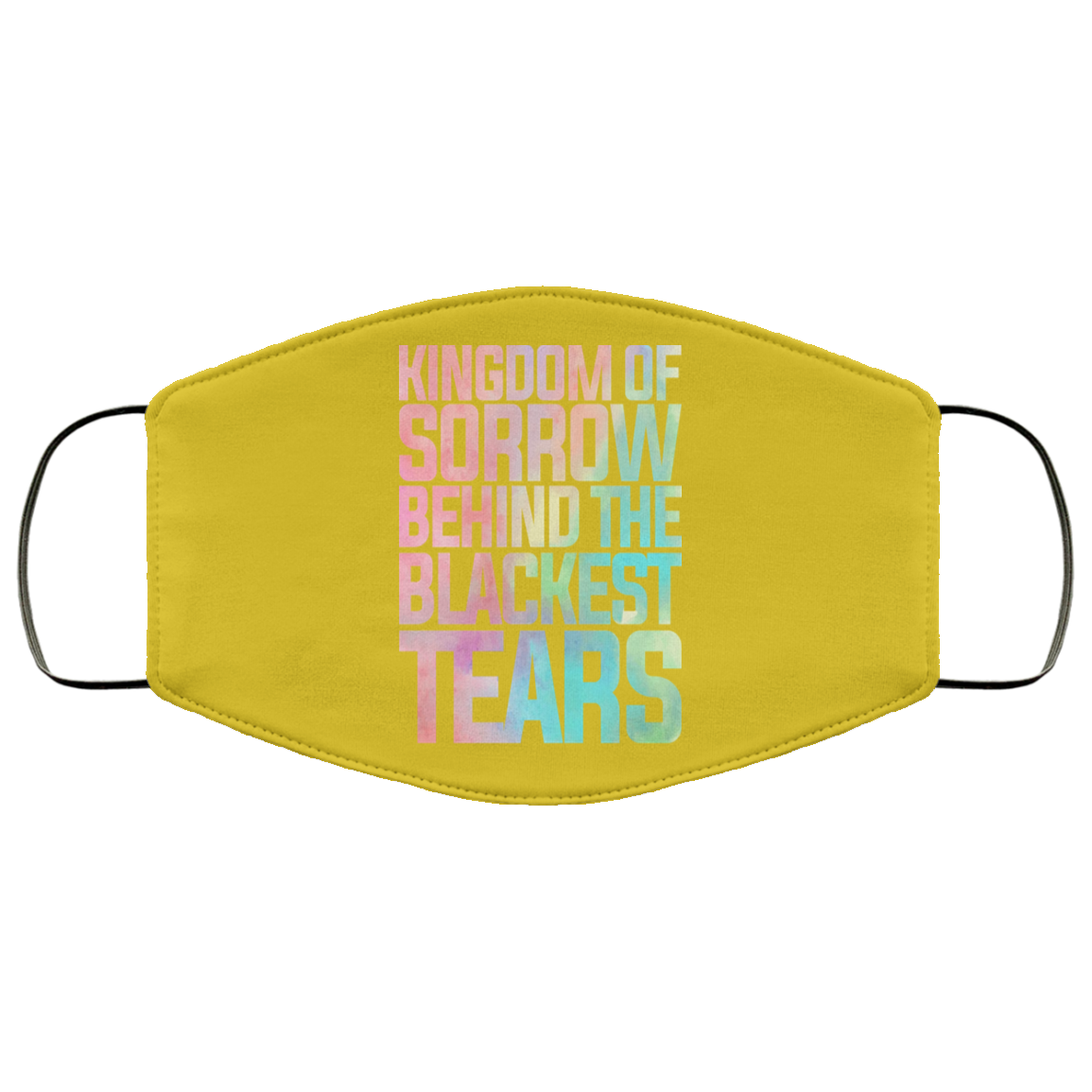 Kingdom Of Sorrow Behind The Blackest Tears Face Mask