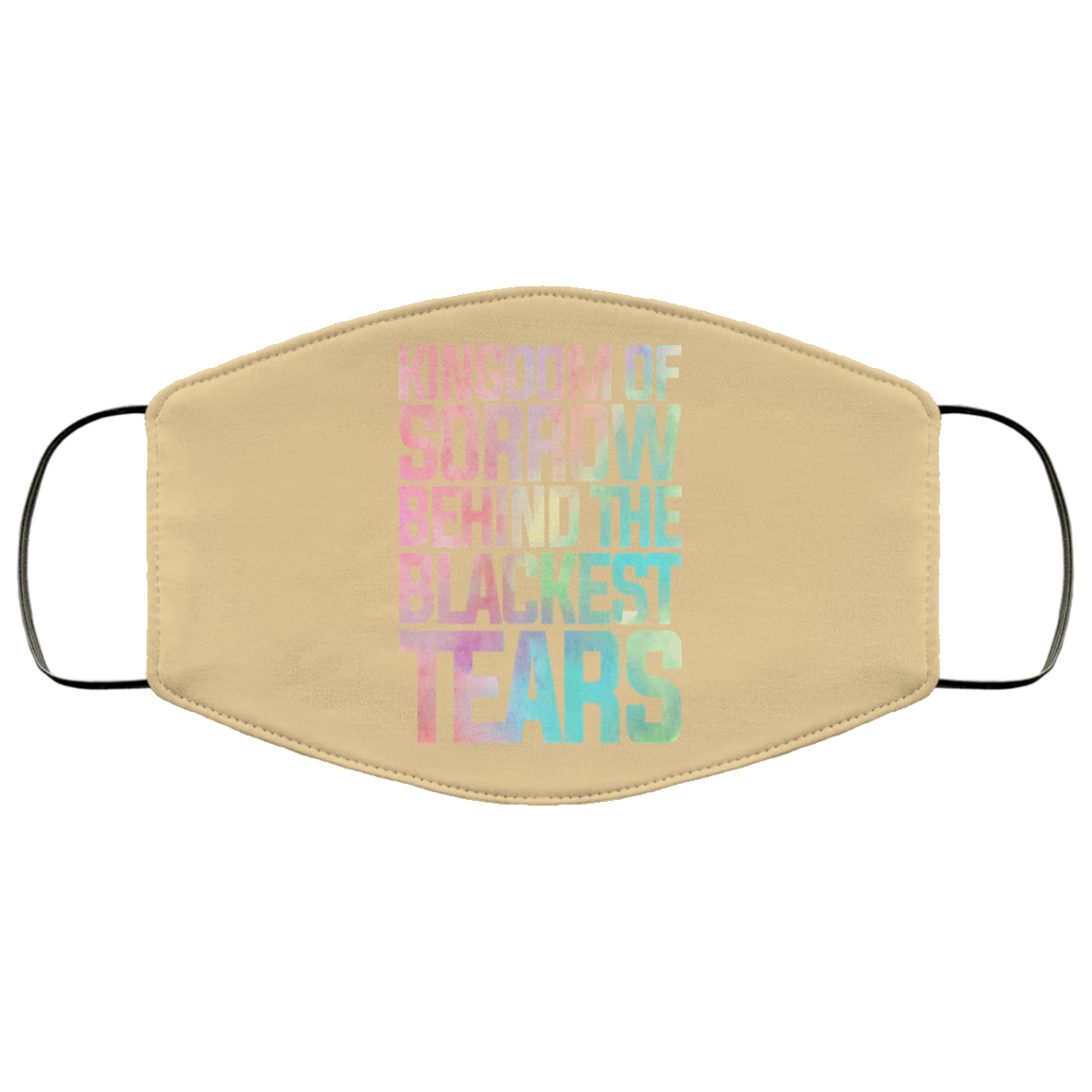 Kingdom Of Sorrow Behind The Blackest Tears Face Mask