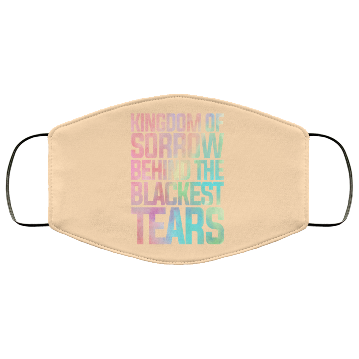 Kingdom Of Sorrow Behind The Blackest Tears Face Mask