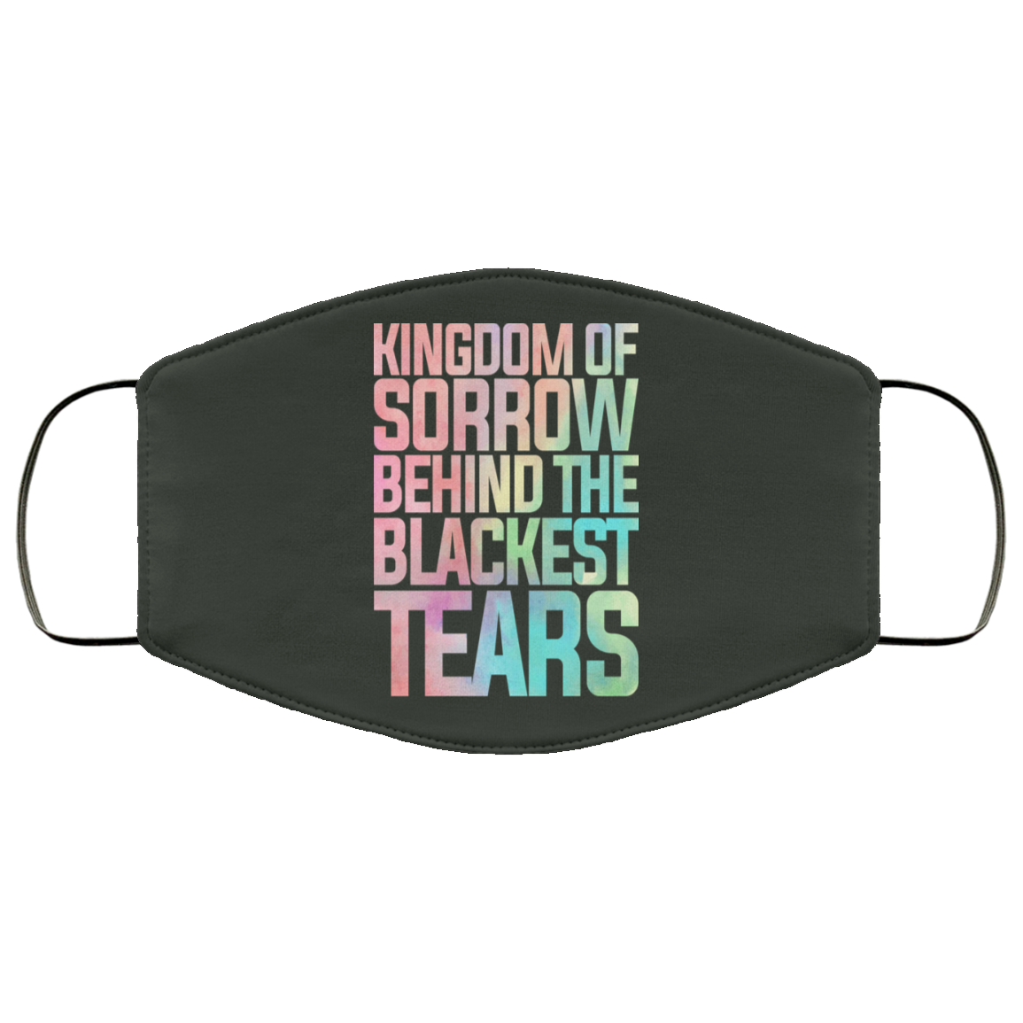 Kingdom Of Sorrow Behind The Blackest Tears Face Mask