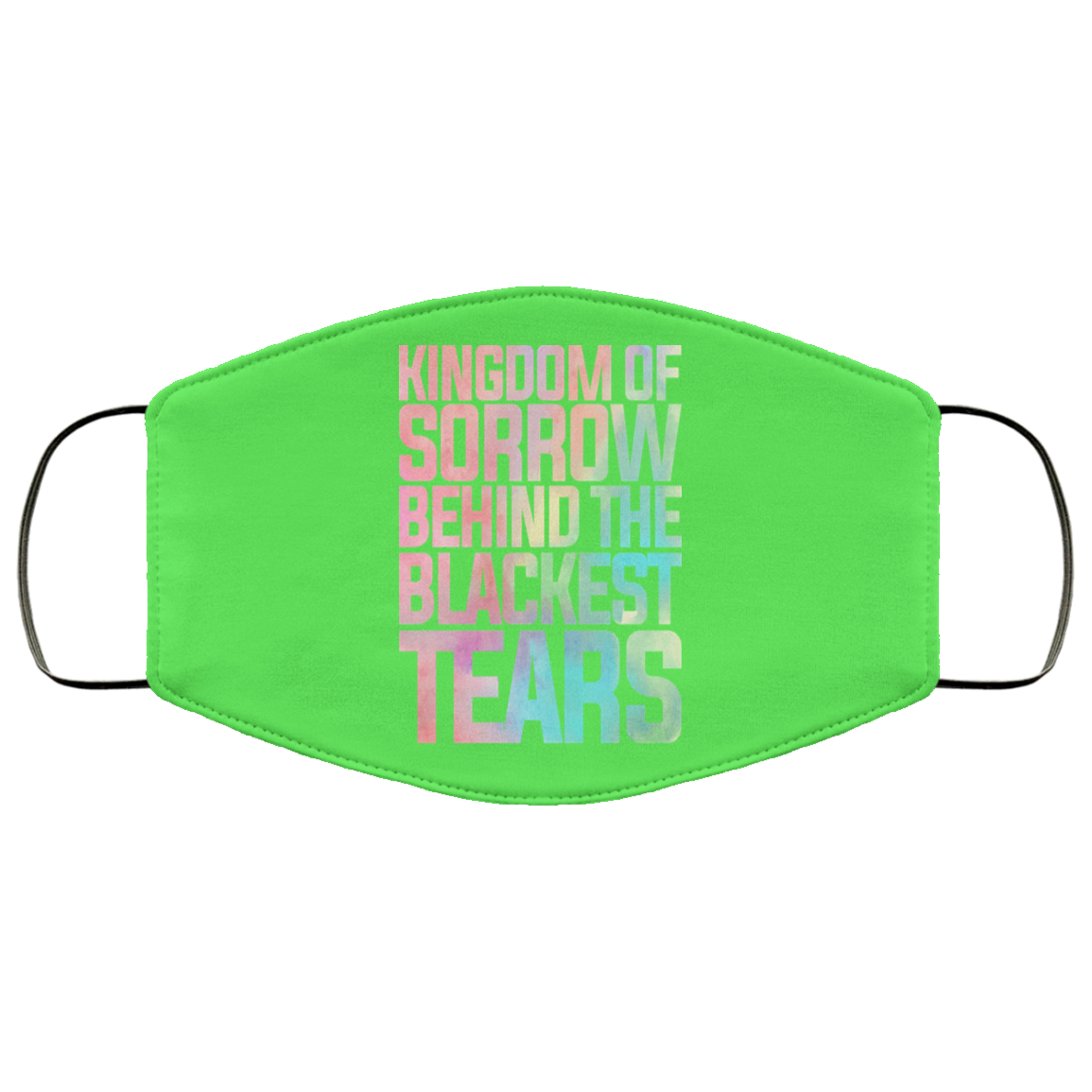 Kingdom Of Sorrow Behind The Blackest Tears Face Mask