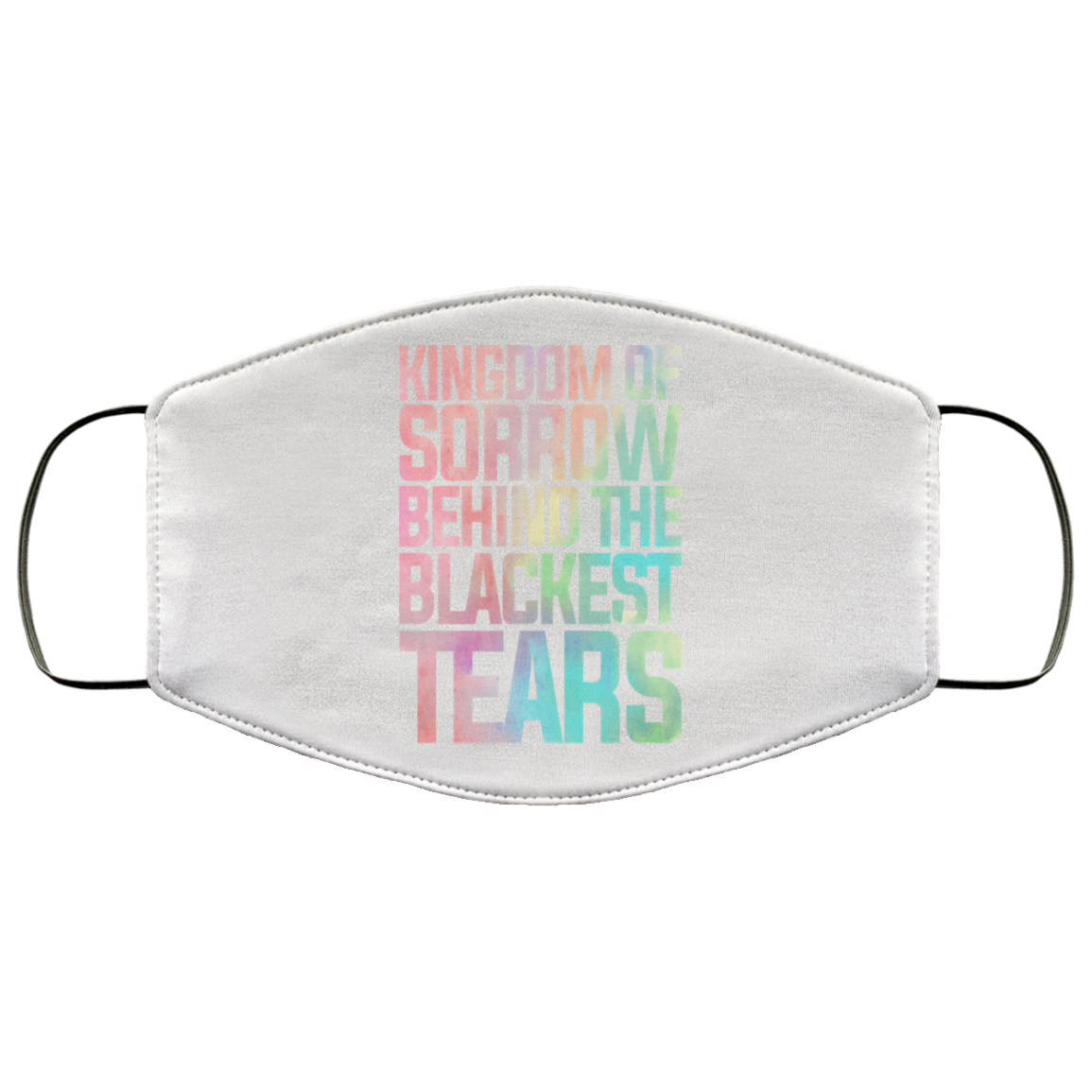 Kingdom Of Sorrow Behind The Blackest Tears Face Mask