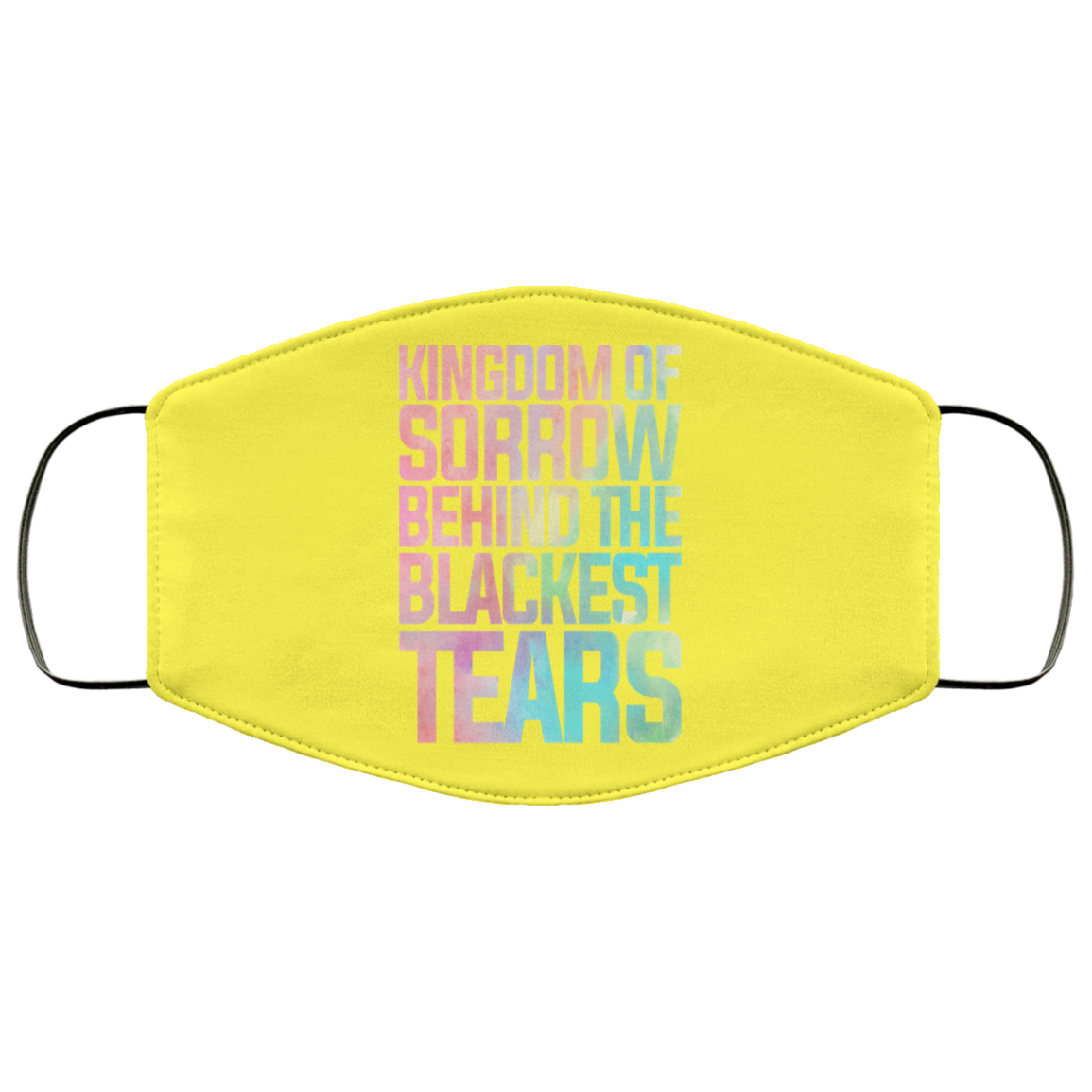 Kingdom Of Sorrow Behind The Blackest Tears Face Mask