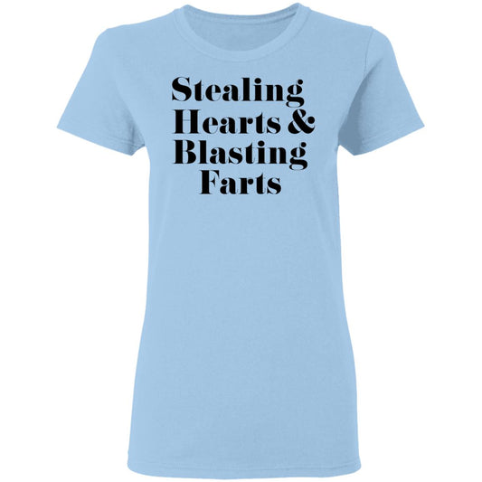 Stealing Hearts & Blasting Farts Shirt, Hoodie, Tank
