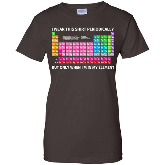 I Wear This Shirt Periodically But Only When I’m In My Element Shirt, Hoodie, Tank