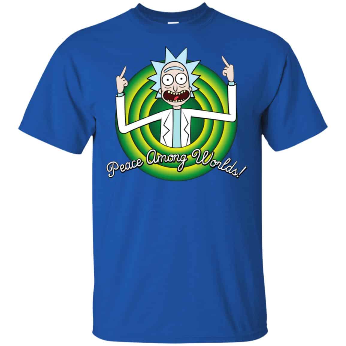 Peace Among Worlds Rick And Morty Shirt, Hoodie, Tank