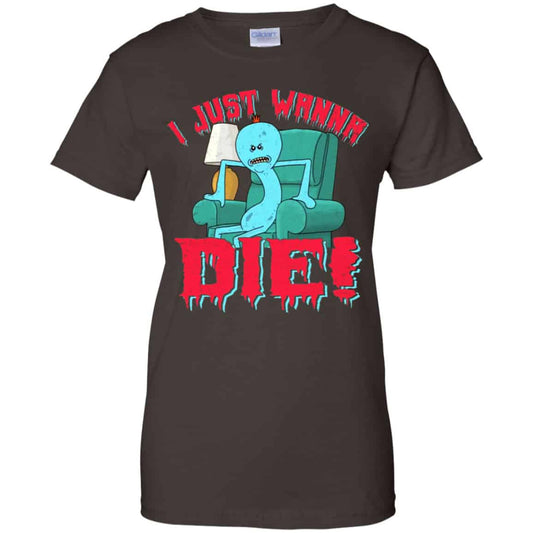 Rick And Morty: I Just Wanna Die Shirt, Hoodie, Tank