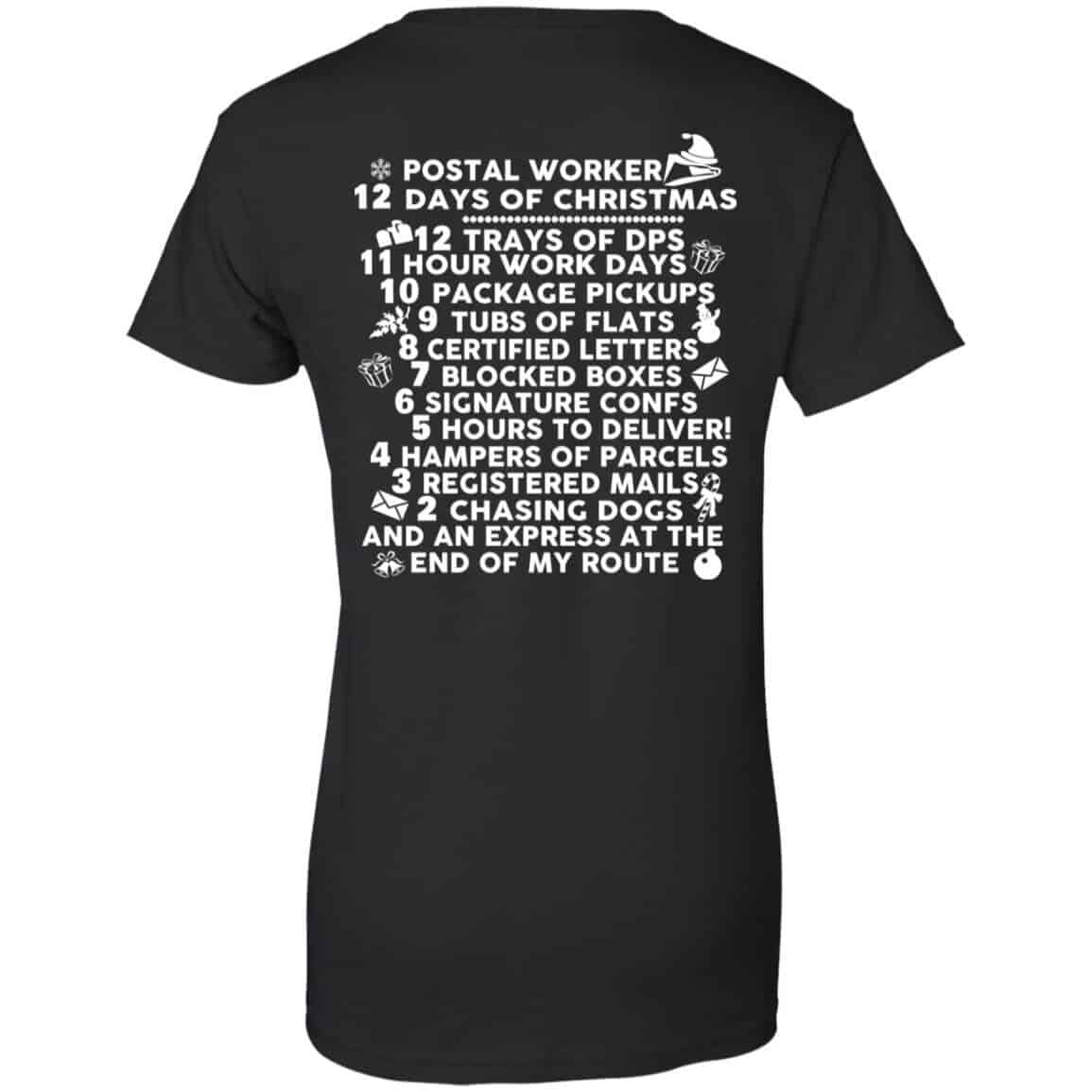 
	Postal Worker 12 Days Of Christmas T-Shirts, Hoodie, Tank