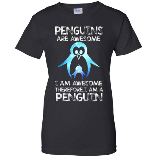 
	Penguins Are Awesome I Am Awesome Therefore I Am A Penguin Shirt, Hoodie, Tank