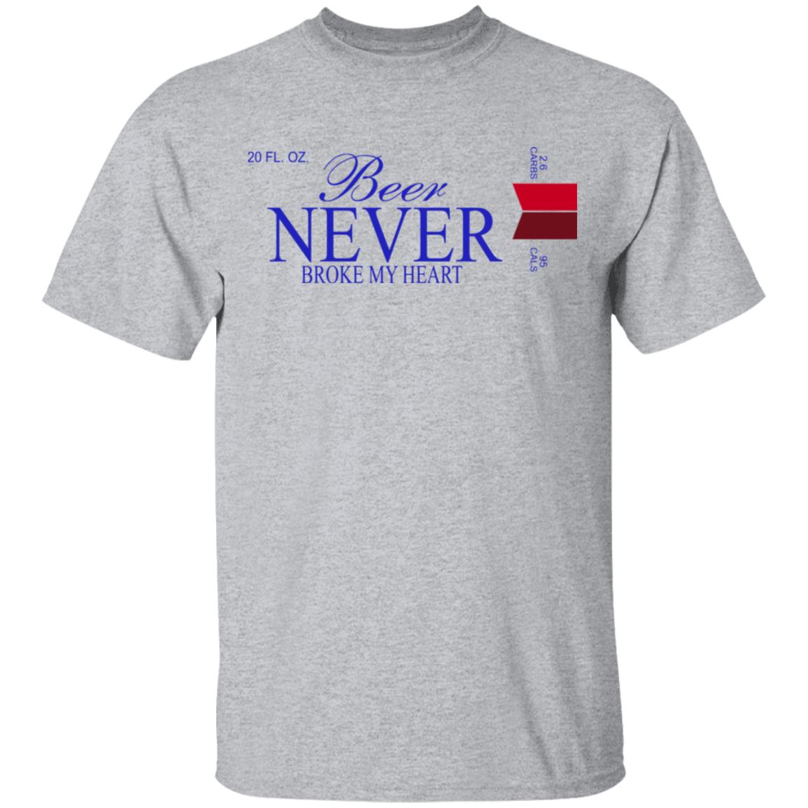 Beer Never Broke My Heart Michelob Ultra Shirt, Hoodie, Tank