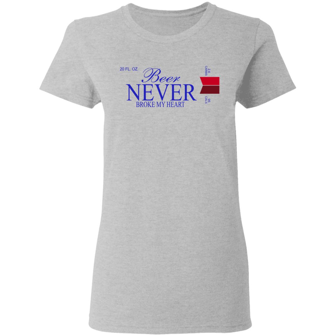 Beer Never Broke My Heart Michelob Ultra Shirt, Hoodie, Tank
