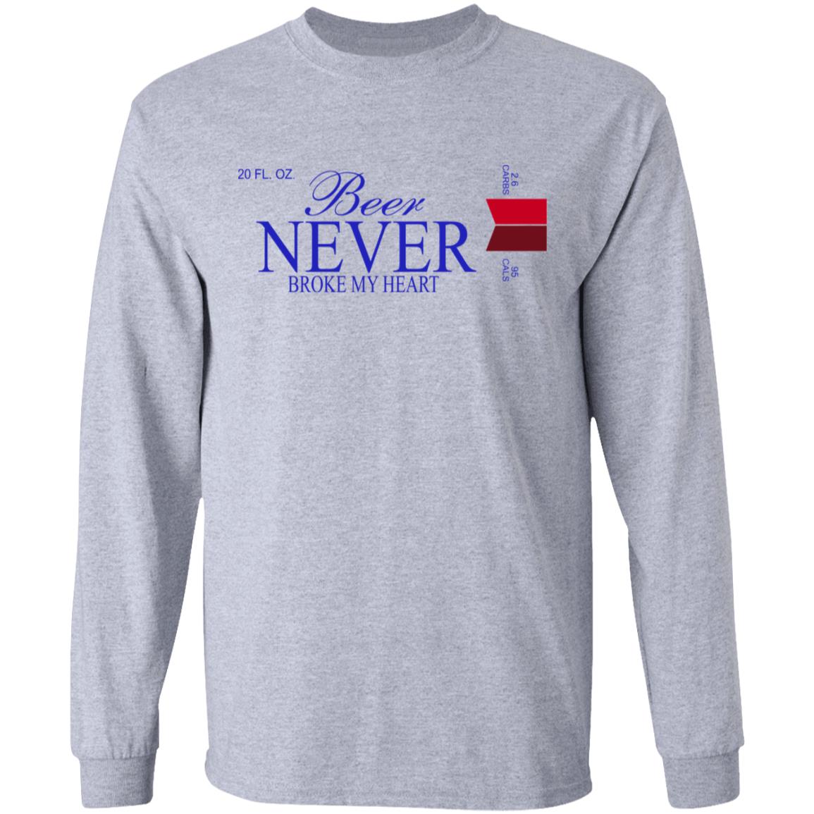 Beer Never Broke My Heart Michelob Ultra Shirt, Hoodie, Tank