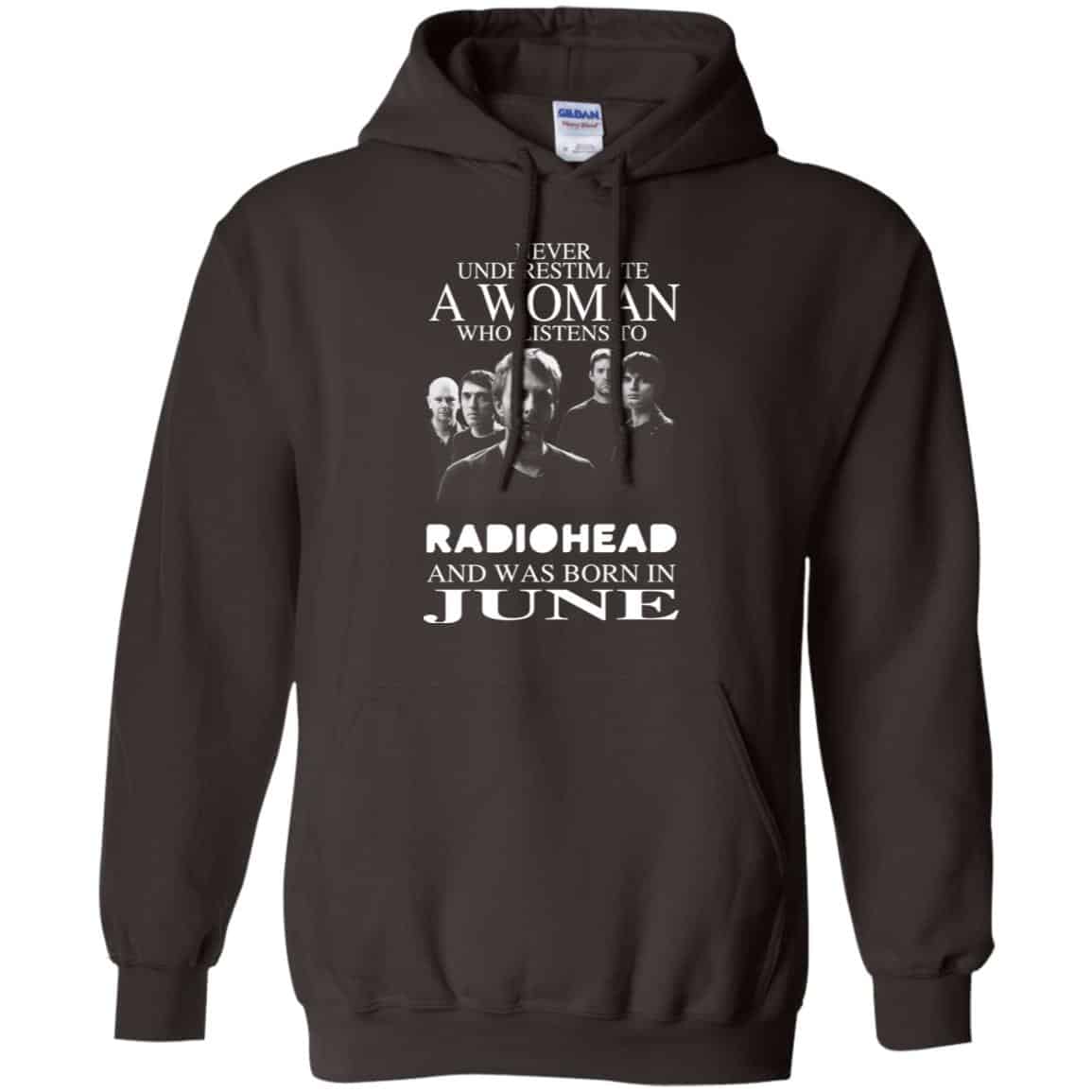 A Woman Who Listens To Radiohead And Was Born In June T-Shirts, Hoodie, Tank