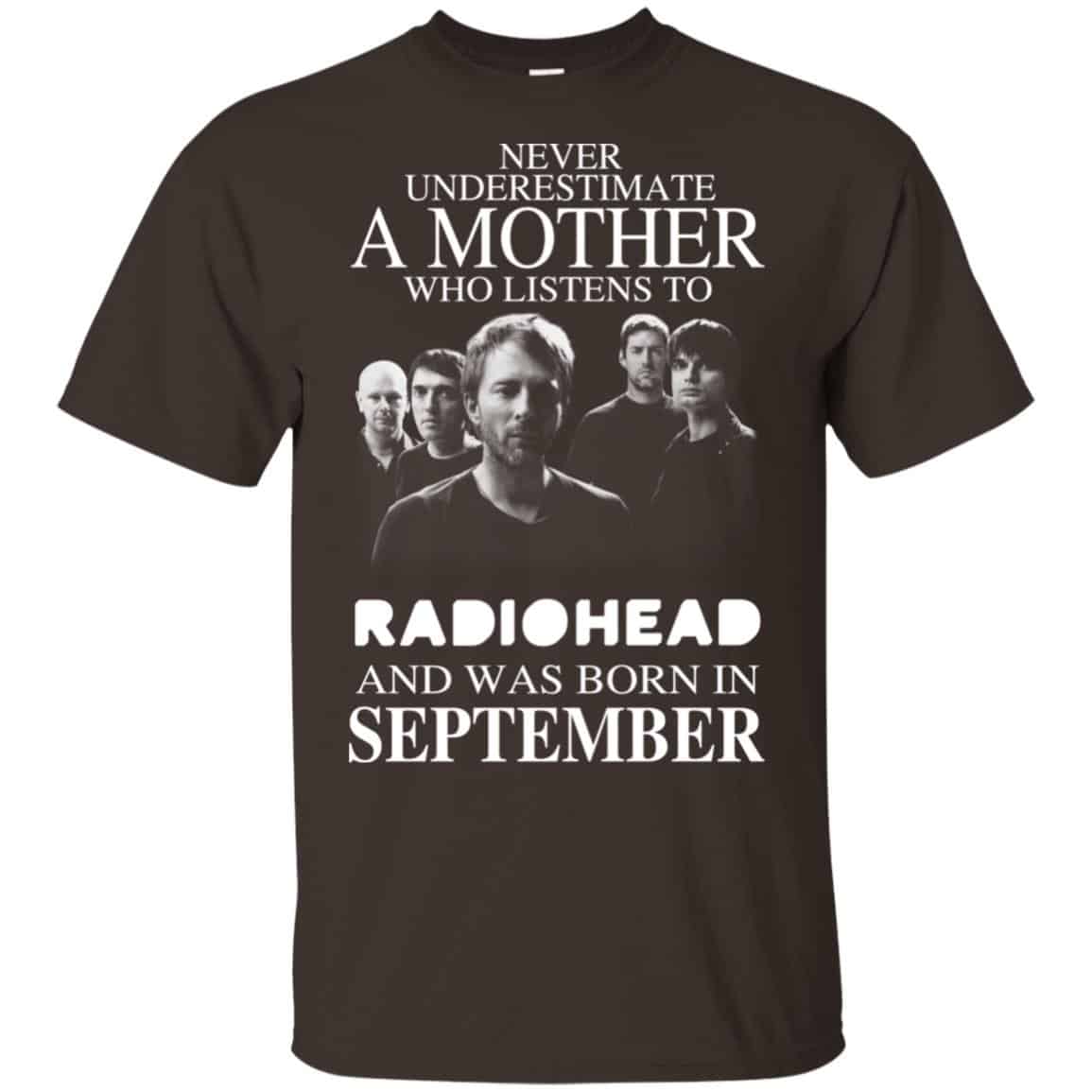 A Mother Who Listens To Radiohead And Was Born In September T-Shirts, Hoodie, Tank