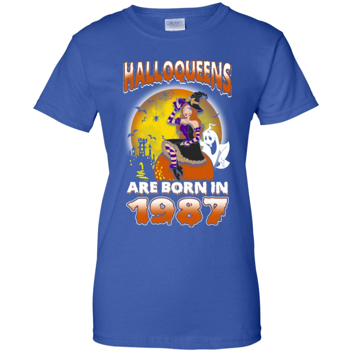 Halloqueens Are Born In 1987 Halloween T-Shirts, Hoodie, Tank
