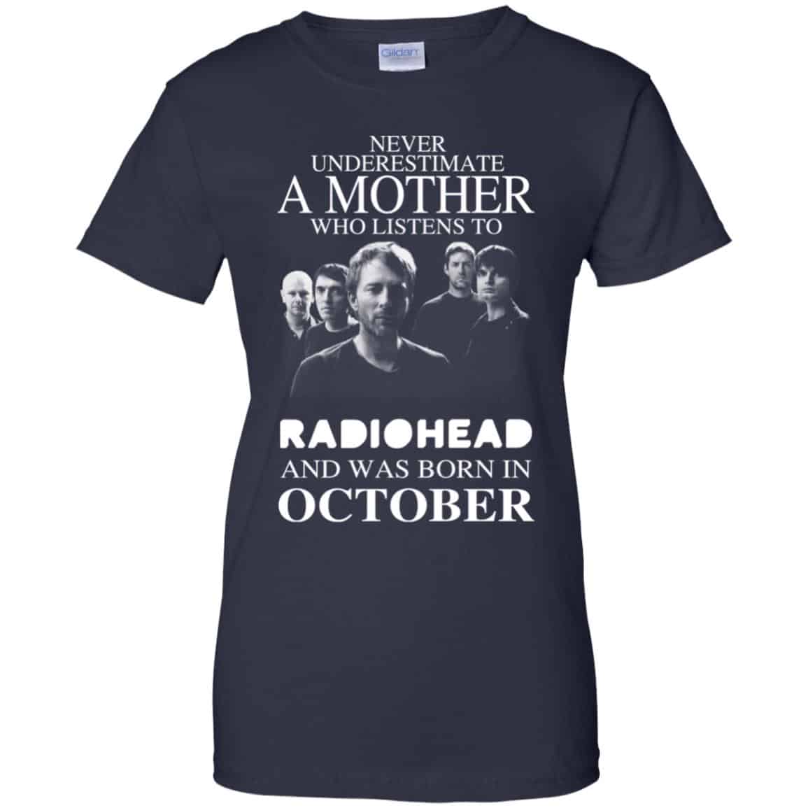 A Mother Who Listens To Radiohead And Was Born In October T-Shirts, Hoodie, Tank