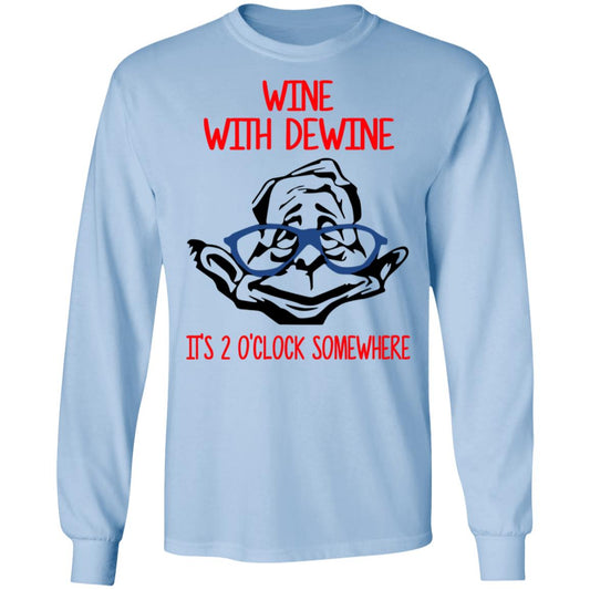 Wine With Dewine It’s 2 O’clock Somewhere Shirt, Hoodie, Tank