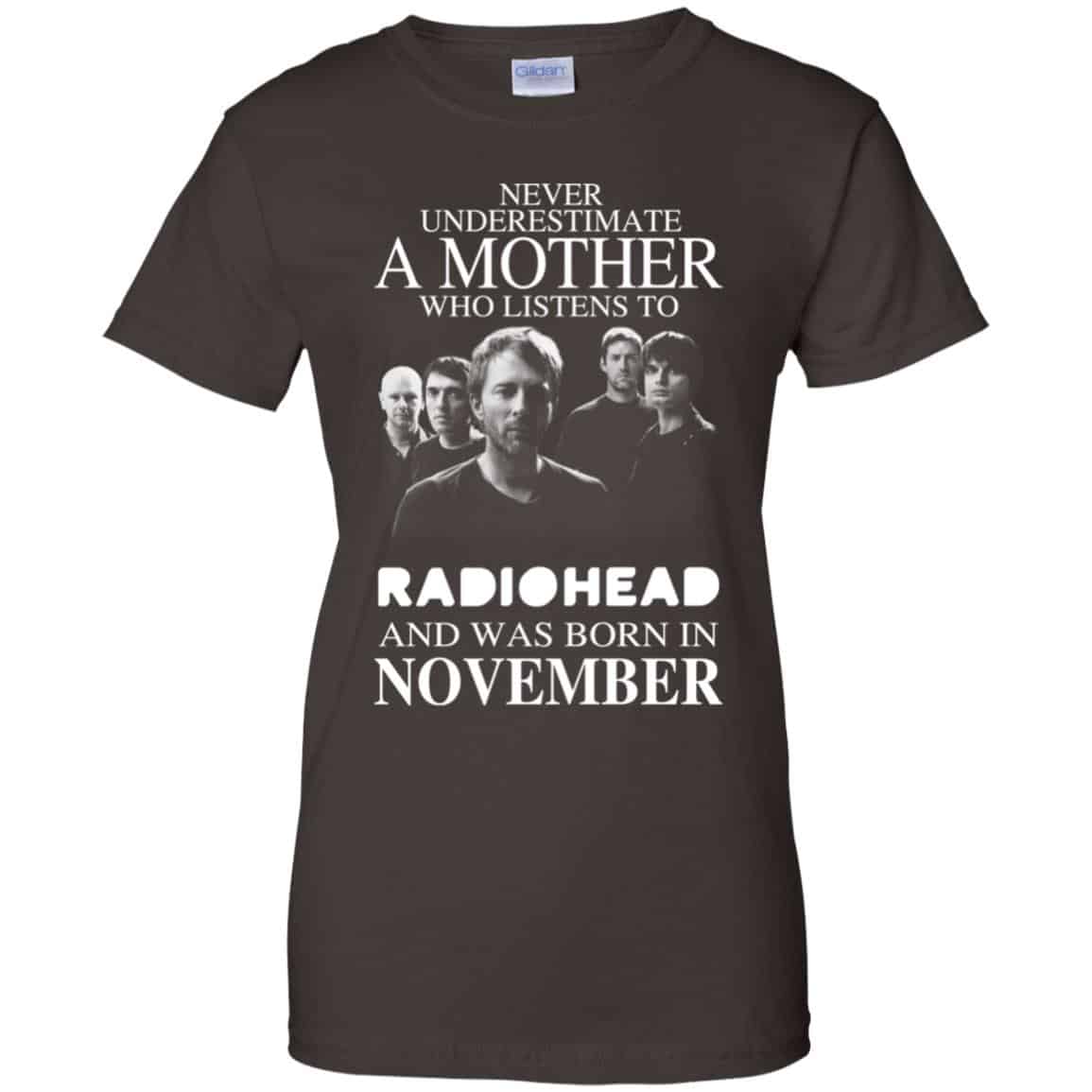 A Mother Who Listens To Radiohead And Was Born In November T-Shirts, Hoodie, Tank