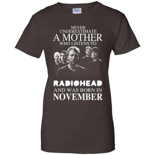A Mother Who Listens To Radiohead And Was Born In November T-Shirts, Hoodie, Tank