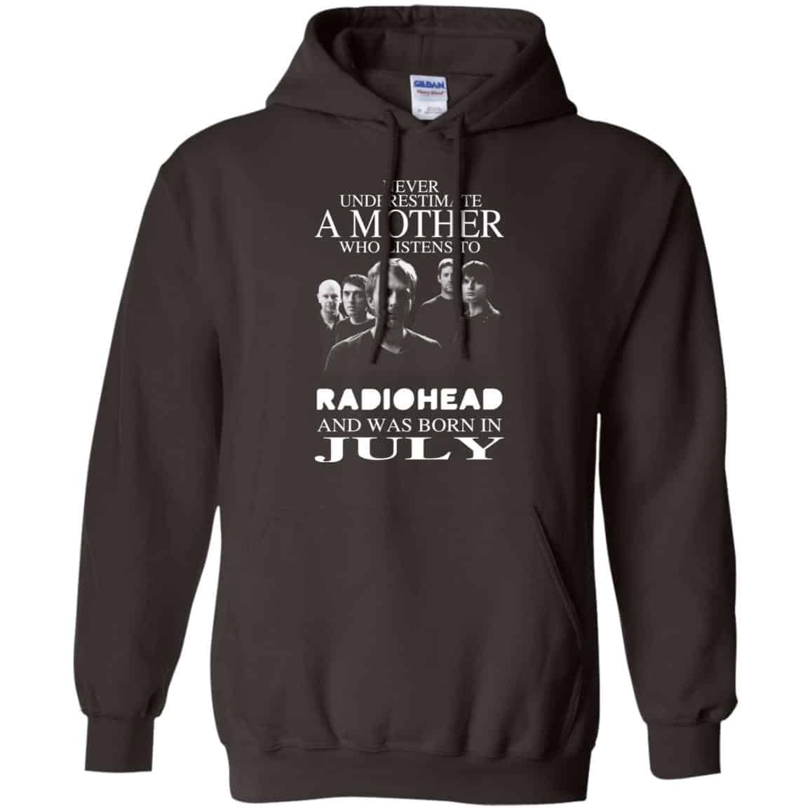 A Mother Who Listens To Radiohead And Was Born In July T-Shirts, Hoodie, Tank